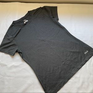 Fila Gray Athletic Workout Top S